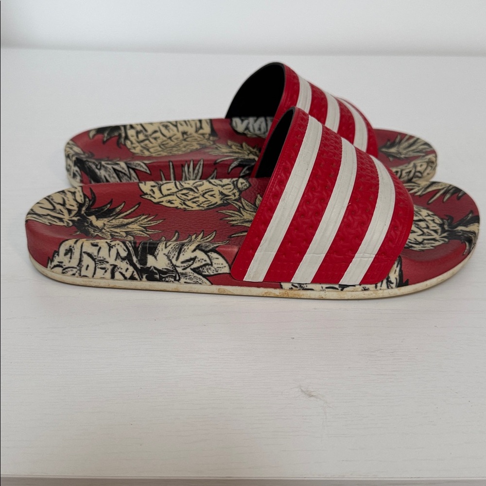 Adidas Adilette Slides. Made in Italy.